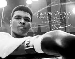 Muhammad Ali confidence quote
